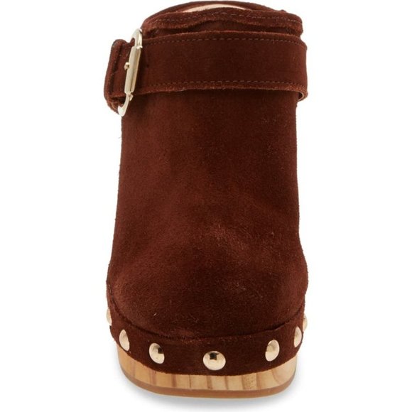 STEVE MADDEN Hilde Platform Clog Mule Shoes 8.5 Brown NEW - Picture 5 of 13